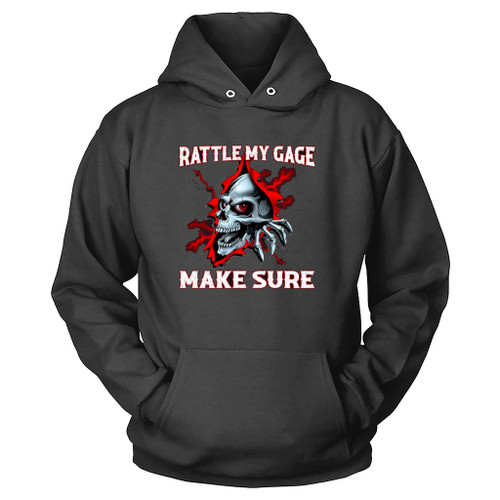 Red Skull Rattle My Cage Make Sure Hoodie