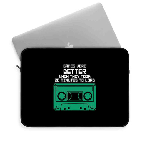 20 Minutes To Load Cassette Tape Laptop Sleeve