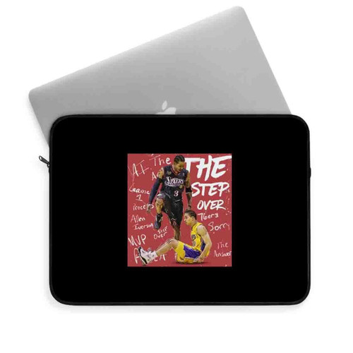 Allen Iverson The Stepover Stepping Over Tyronn Lue Laptop Sleeve