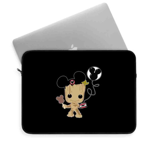 Baby Groot Disney Mickey Ears Laptop Sleeve