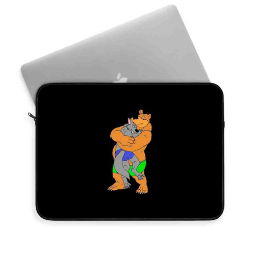 Bear Hugs Logo Laptop Sleeve