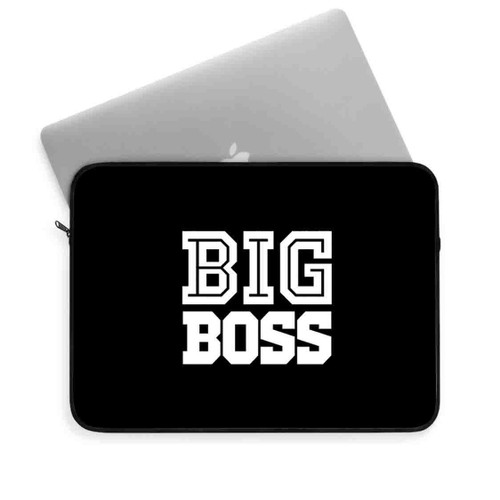 Big Boss Slogan Laptop Sleeve