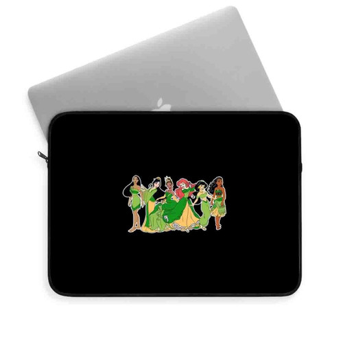 Disney Princess St Patrick Is Day Laptop Sleeve