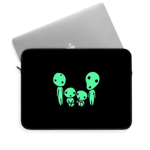 Family Forest Spirits Glow In The Dark Laptop Sleeve