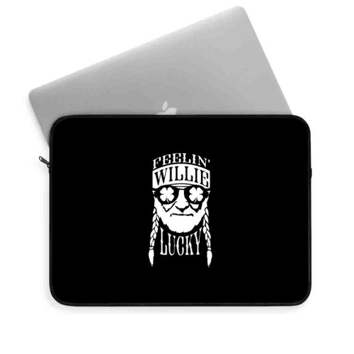 Feelin Willie Lucky St Patrick Is Day Laptop Sleeve