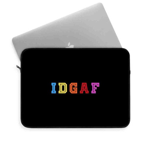 Idgaf Fast Love Laptop Sleeve