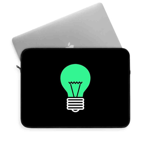 Light Bulb Glow Laptop Sleeve