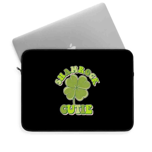 Shamrock Cutie St Patrick Is Day Laptop Sleeve