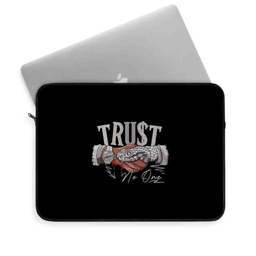 Snake Trust No One Art Love Logo Laptop Sleeve