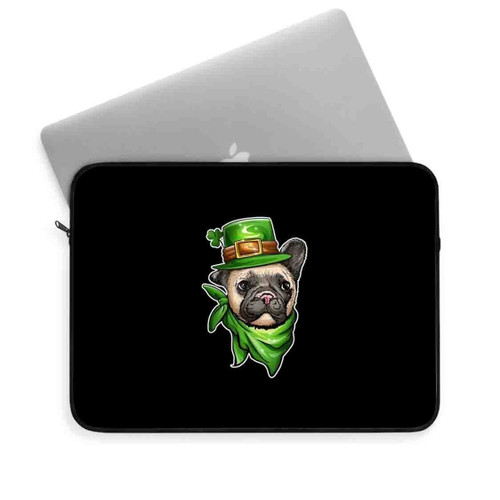 St Patrick Is Day Dog Cute Festival Laptop Sleeve