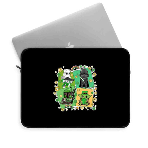 Star Wars St Patrick Is Day Disney Laptop Sleeve