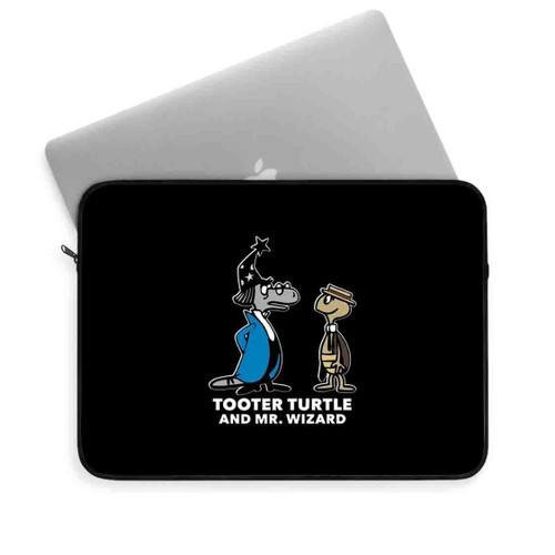 Tooter Turtle And Mr Wizard Laptop Sleeve