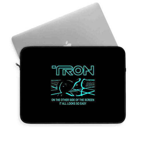 Tron On The Other Side Of The Screen Laptop Sleeve