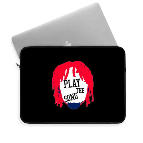 Tyrese Maxey Red Hair Philadelphia 76Ers Sixers Silhouette Play The Song Laptop Sleeve