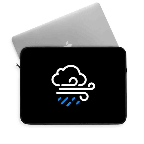 Windy Day Weather Laptop Sleeve