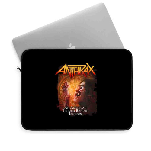 Anthrax An American Thrash Band In London Laptop Sleeve