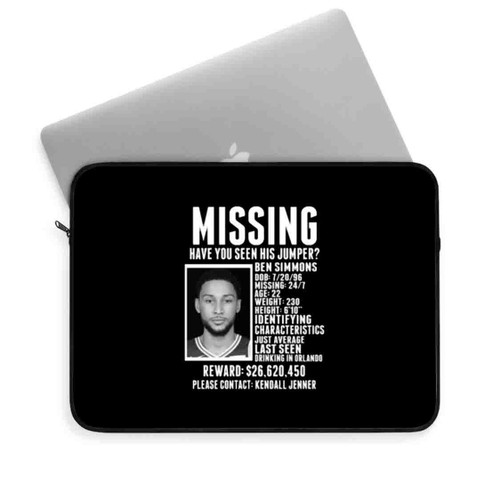 Ben Simmons Missing Have You Seen His Jumper Brooklyn Basketball  Laptop Sleeve