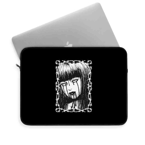 Bloody Tears Horror Manga Laptop Sleeve