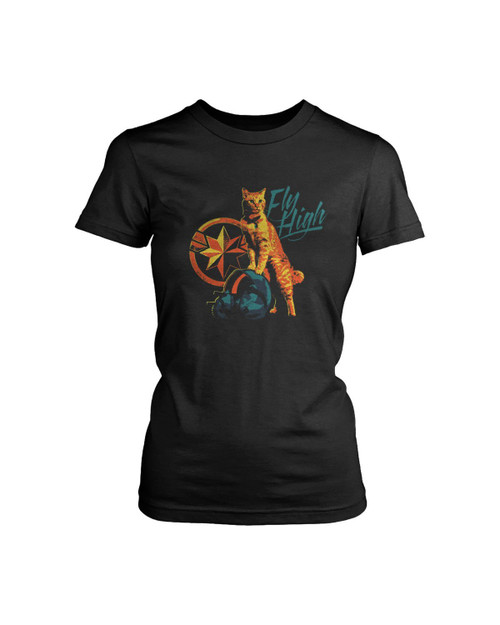 Fly High Captain Marvel Women's T-Shirt Tee