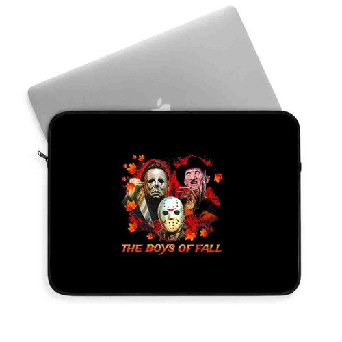 The Boys Of Fall Halloween Jason Freddy Serial Killers Laptop Sleeve