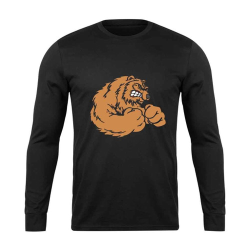 Angry Bear Logo Long Sleeve T-Shirt Tee