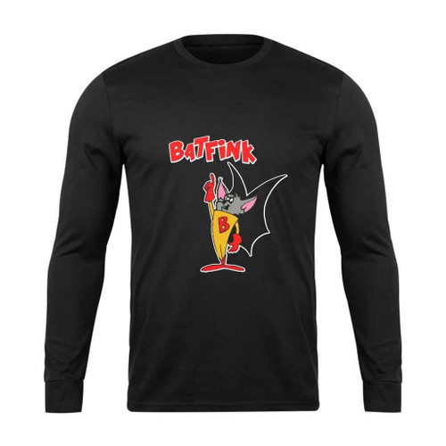Batfink Superhero Long Sleeve T-Shirt Tee