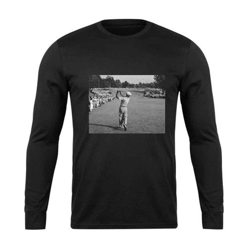 Ben Hogan Down The Fairway Golf Shot Long Sleeve T-Shirt Tee