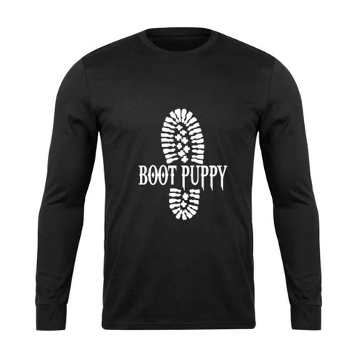 Boot Puppy Logo Long Sleeve T-Shirt Tee
