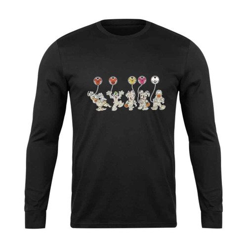 Disney Mummy Mickey And Friends Halloween Long Sleeve T-Shirt Tee