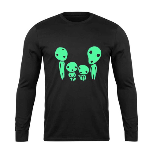 Family Forest Spirits Glow In The Dark Long Sleeve T-Shirt Tee