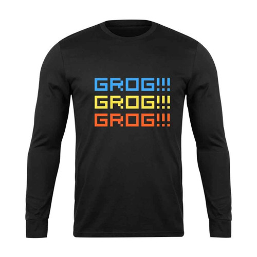 Grog Monkey Island Long Sleeve T-Shirt Tee