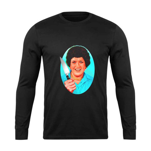 Julia Child Art Long Sleeve T-Shirt Tee