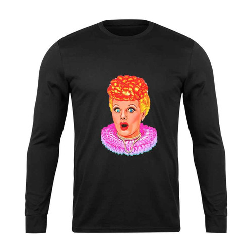 Lucille Ball Art Long Sleeve T-Shirt Tee