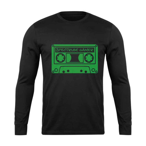 Spectrum Gamer Cassette Tape Sinclair Zx Long Sleeve T-Shirt Tee