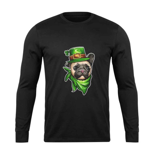 St Patrick Is Day Dog Cute Festival Long Sleeve T-Shirt Tee