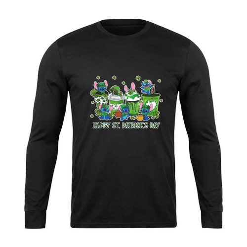 Stitch St Patrick Is Day Drinking Long Sleeve T-Shirt Tee