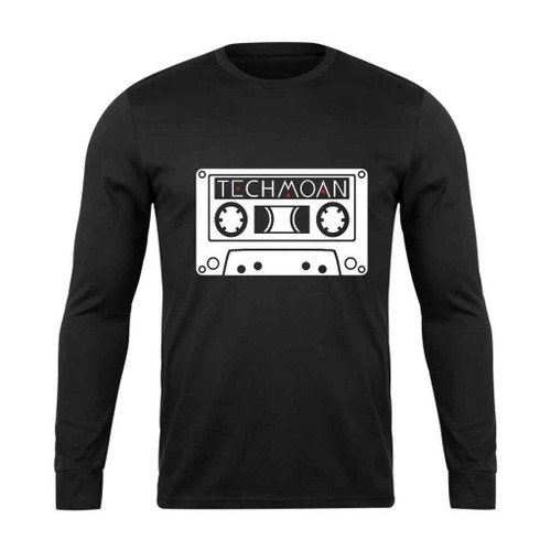 Techmoan Cassette Tape Logo Long Sleeve T-Shirt Tee Techmoan Cassette Tape Logo Long Sleeve T-Shirt Tee