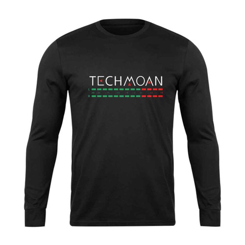 Techmoan Digital Vu Meter Logo Long Sleeve T-Shirt Tee