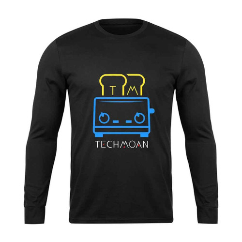 Techmoan Toaster Logo Long Sleeve T-Shirt Tee