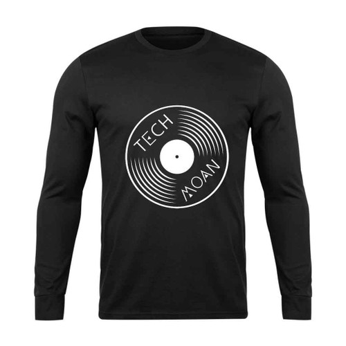 Techmoan Vinyl Lp Logo Long Sleeve T-Shirt Tee