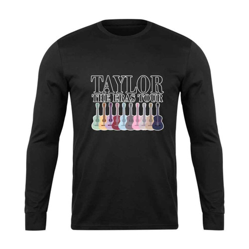 The Eras Tour Taylor Is Version Classic Guitar Long Sleeve T-Shirt Tee