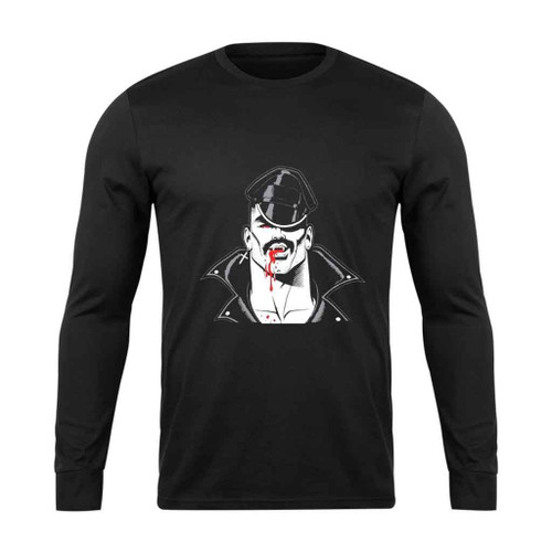 Vampire Leatherman Art Long Sleeve T-Shirt Tee