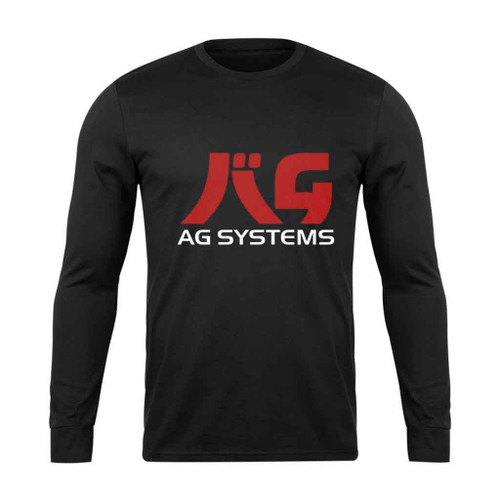 Wipeout Racing League Inspired Ag Systems Logo Long Sleeve T-Shirt Tee