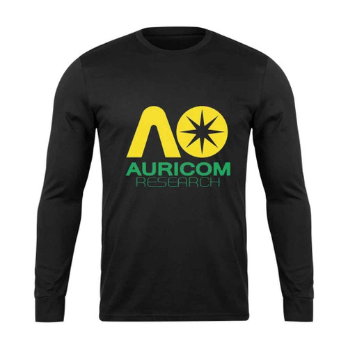 Wipeout Racing League Inspired Auricom Research Long Sleeve T-Shirt Tee