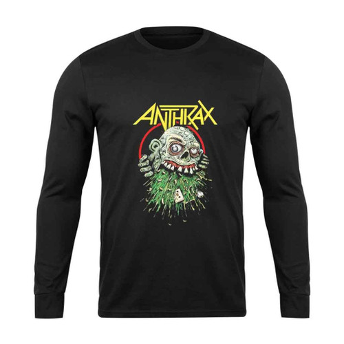 Anthrax Zombie Puke Long Sleeve T-Shirt Tee