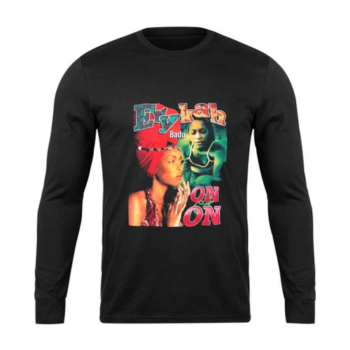Badu Retro Art Long Sleeve T-Shirt Tee Badu Retro Art Long Sleeve T-Shirt Tee