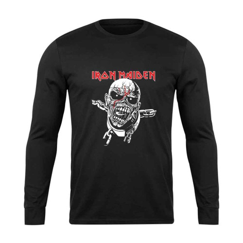 Iron Maiden Piece Of Mind Graphic Long Sleeve T-Shirt Tee