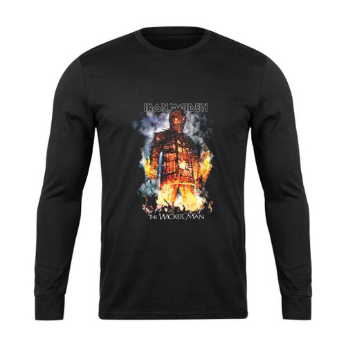 Iron Maiden The Wicker Man  Long Sleeve T-Shirt Tee