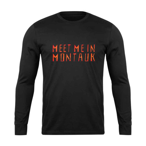 Meet Me In Montauk Eternal Sunshine Of The Spotless Mind Art Love Logo Long Sleeve T-Shirt Tee
