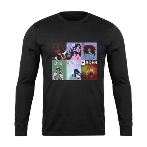 Retro Sza Album Cover Long Sleeve T-Shirt Tee